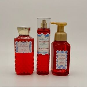 Bath & Body Works Gingham All American Body Care Gift Set NWT